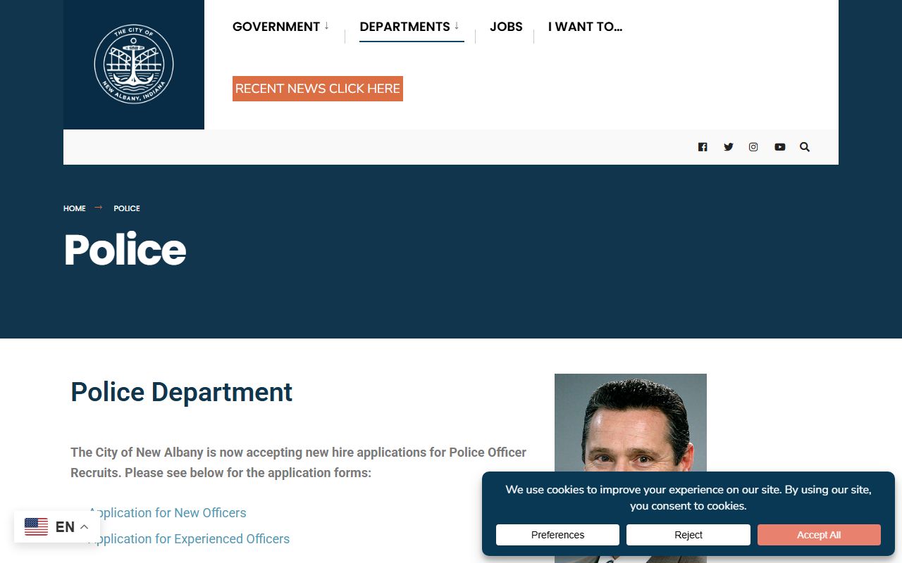 Floyd County arrest records New Albany Police records information