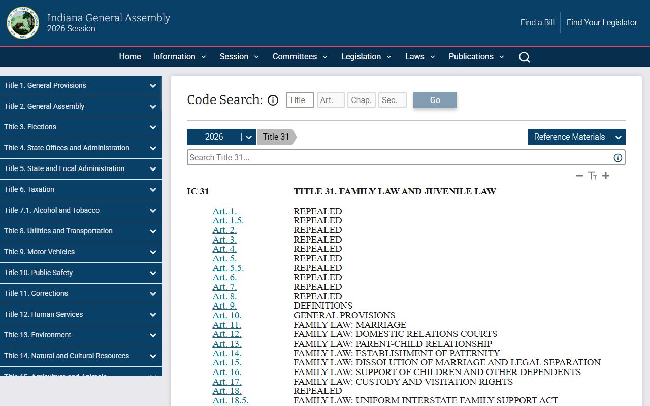Floyd County marriage and divorce records Indiana family and juvenile law